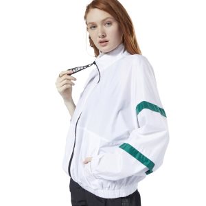 Reebok Meet You There Woven Jacke Damen - Weiß - DE 215-XME